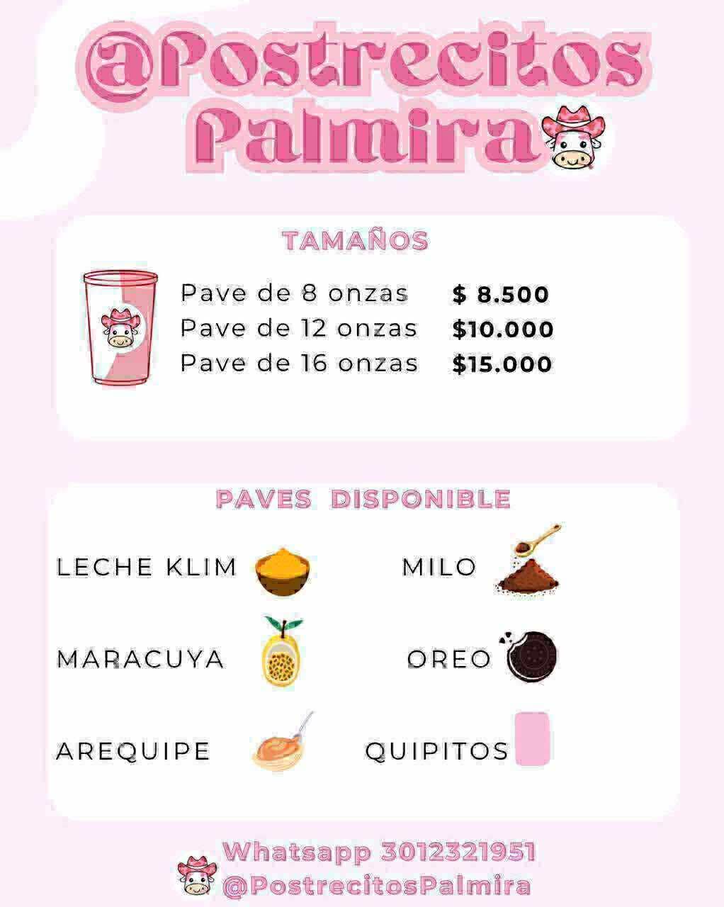Postrecitos Palmira