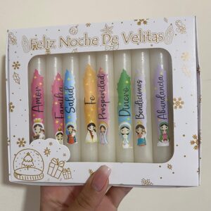Velitas con temática de la virgen maria🙏🏻🪄