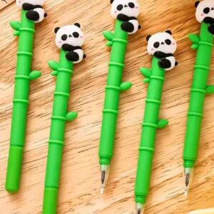 Bolígrafos de tinta de gel de 0.5mm con diseño de Panda en Bambú