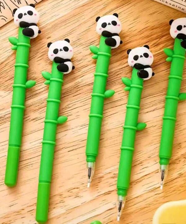 Bolígrafos de tinta de gel de 0.5mm con diseño de Panda en Bambú