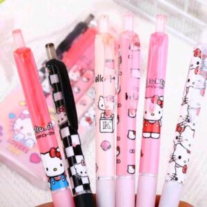 Bolígrafos en gel con temática de Hello Kitty