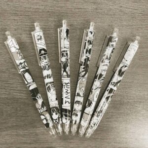 Bolígrafos de tinta de gel con temática de anime